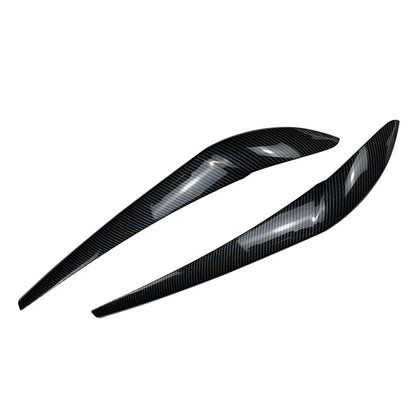 1 Pair Front Headlight Eyebrow Eyelid Covers for BMW X3 X4 (2014-2017)
