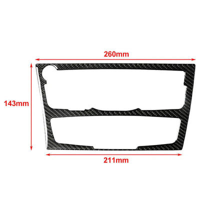 AC/CD Panel Frame Cover Trim Carbon Fiber for Audi A4 A5 (2010-2016)