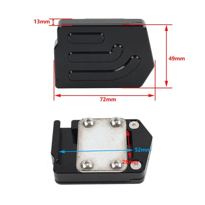 Rear Foot Brake Lever Enlarger Pad for YAMAHA YZF R25 R3 MT25 MT03 (2014-2023)