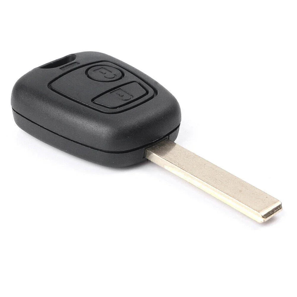 Button Smart Key Fob Shell Cover for Peugeot 206 307 (2000-2007)