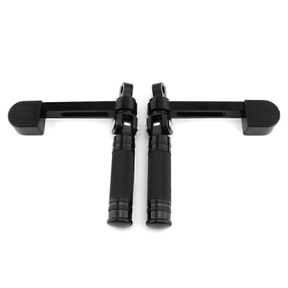 Stirrup Heel Foot Rest Pegs for Harley Sportster XL 883 1200 Softail FXWG FXR