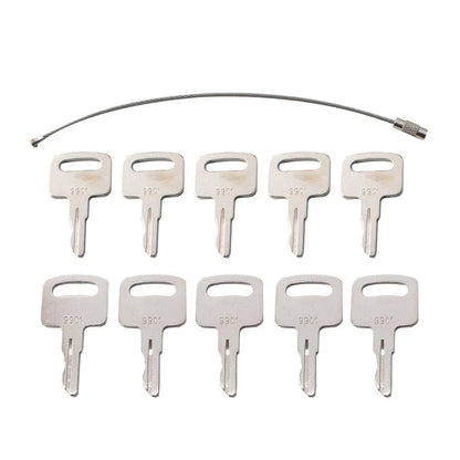 10 x Ignition Keys for JLG Lift T350, 2033E3, 1932E3 (No Year Specified)