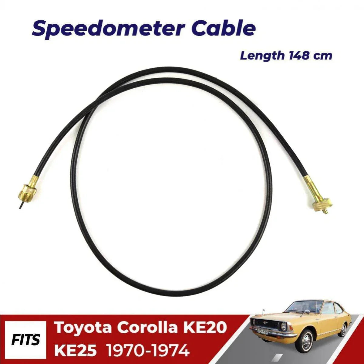 Speedometer Cable Speed Fits Toyota Corolla KE20 KE25 KE26 TE27 1970-74 D06