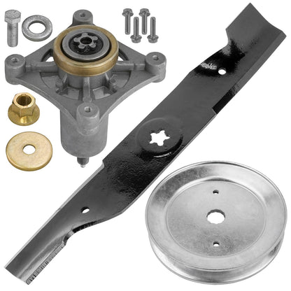 Deck Spindle Pulley Blade Replacement for Poulan 48 Inch 20VA48 23H48LGT (2000–2009)