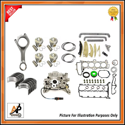 Engine Rebuild Kit with Crankshaft and Oil Pump for Land Rover Jaguar (204DTD) (2003–2016)