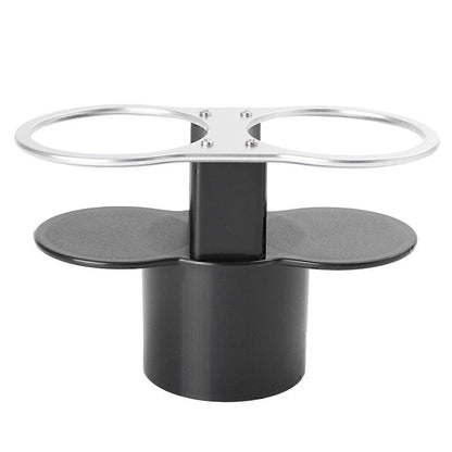 Dual Cup Holders Drink Stand Storage Wedge for Benz