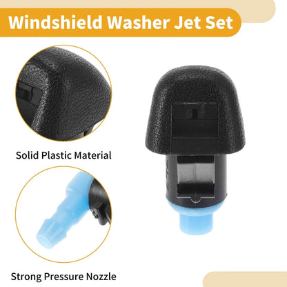 Windshield Washer Nozzle Kit for Honda Pilot (2009-2014) 2 x Gaskets