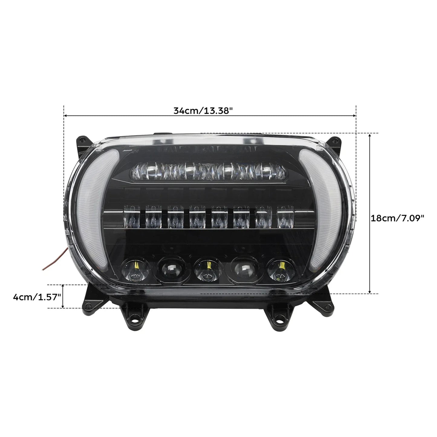 LED Headlight Assembly & Turn Signal Light for Harley Road Glide (2015-2023)