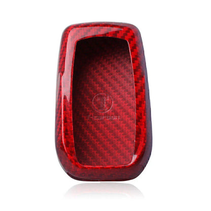 Red Key Fob Shell Cover for Toyota Corolla, Camry, Crown (2003-2023)