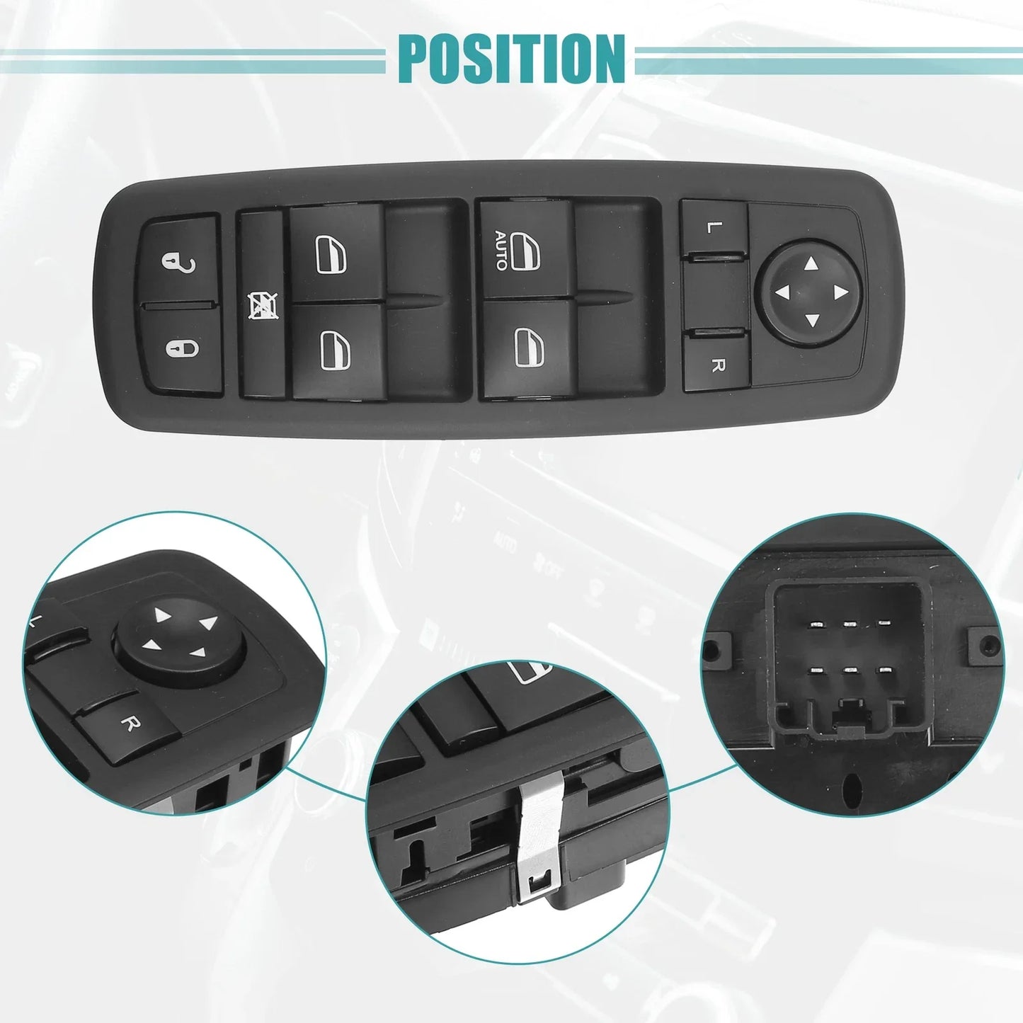 Front Driver Side Power Window Switch for Dodge Journey (2011-2020)