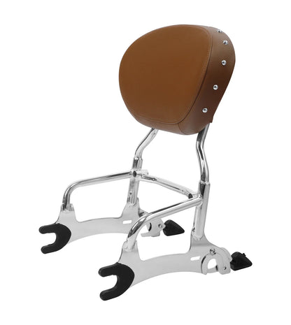 Chrome Sissy Bar Mount Spools for Indian Chief Vintage (2014 - 2018)