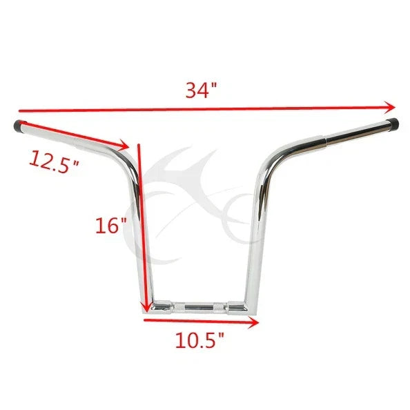 Ape Hanger Handlebar Chrome for Harley Sportster