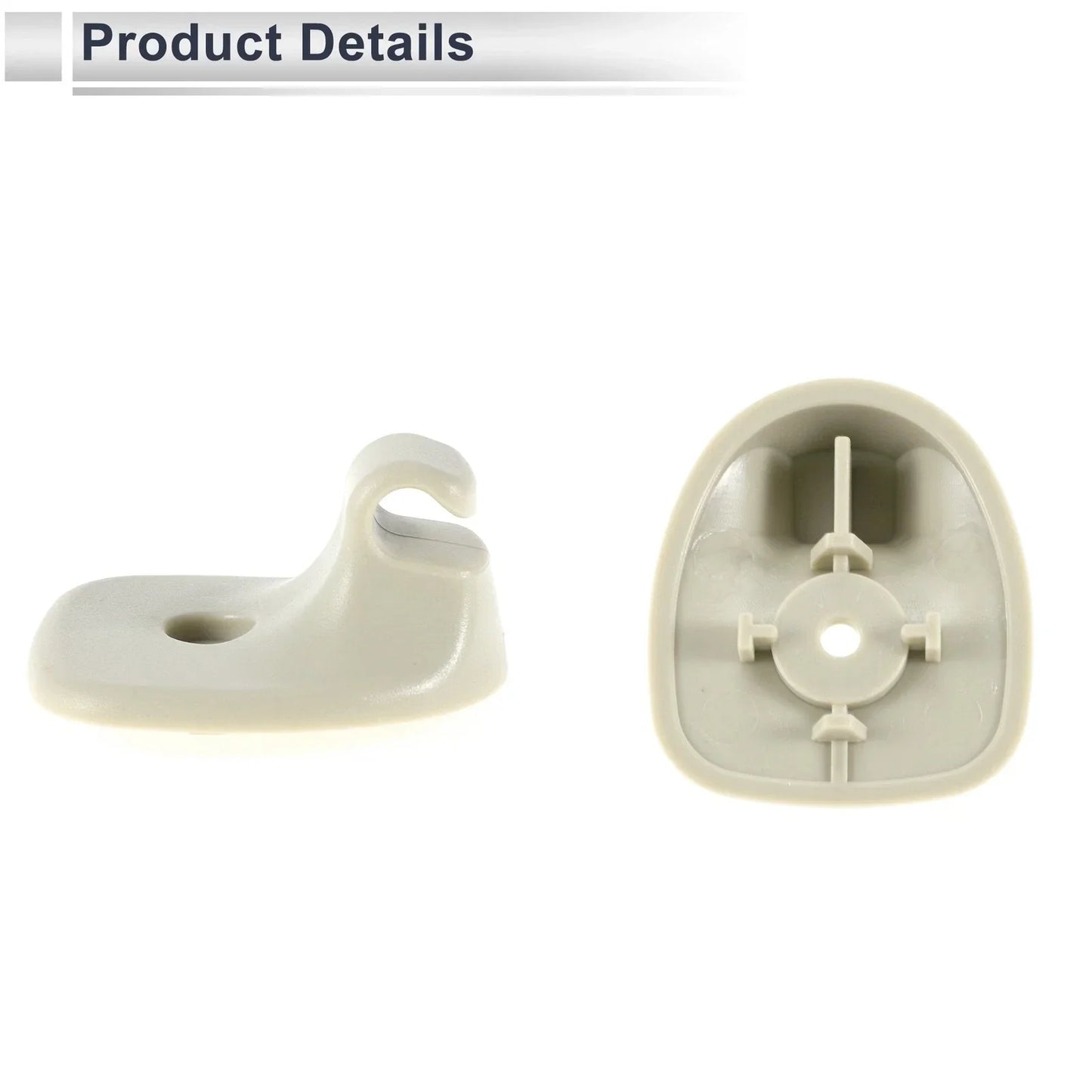 Sun Visor Holder Clip for Chrysler Sebring & Dodge Avenger (2007-2010) Beige