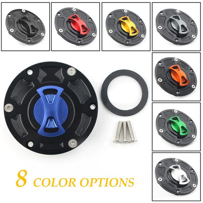 Fuel Gas Tank Cap Cover for Kawasaki Ninja 250R 2008-2012, EX300 2013-2014