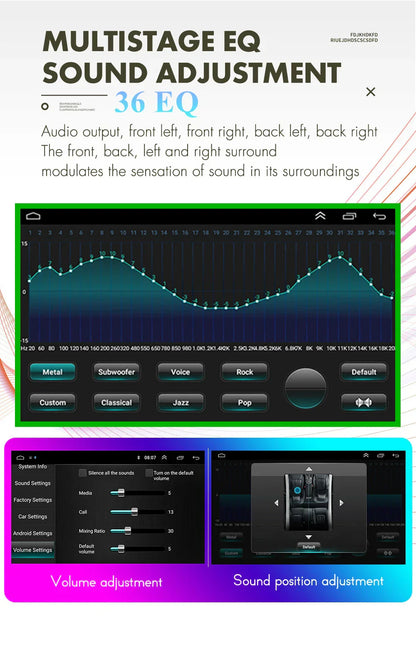 10.1'' Android Car Stereo GPS Navigation for Jeep Liberty (2008-2012)