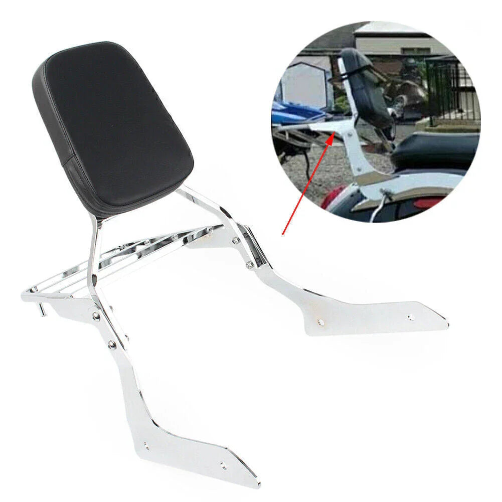 Backrest Sissy Luggage Rack for Yamaha Stryker 1300 XVS1300 (2011-2017)