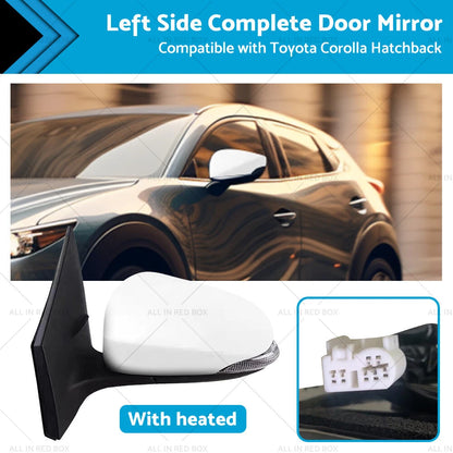 Left Heated Door Mirror for Toyota Corolla ZRE182 (2012-2018)