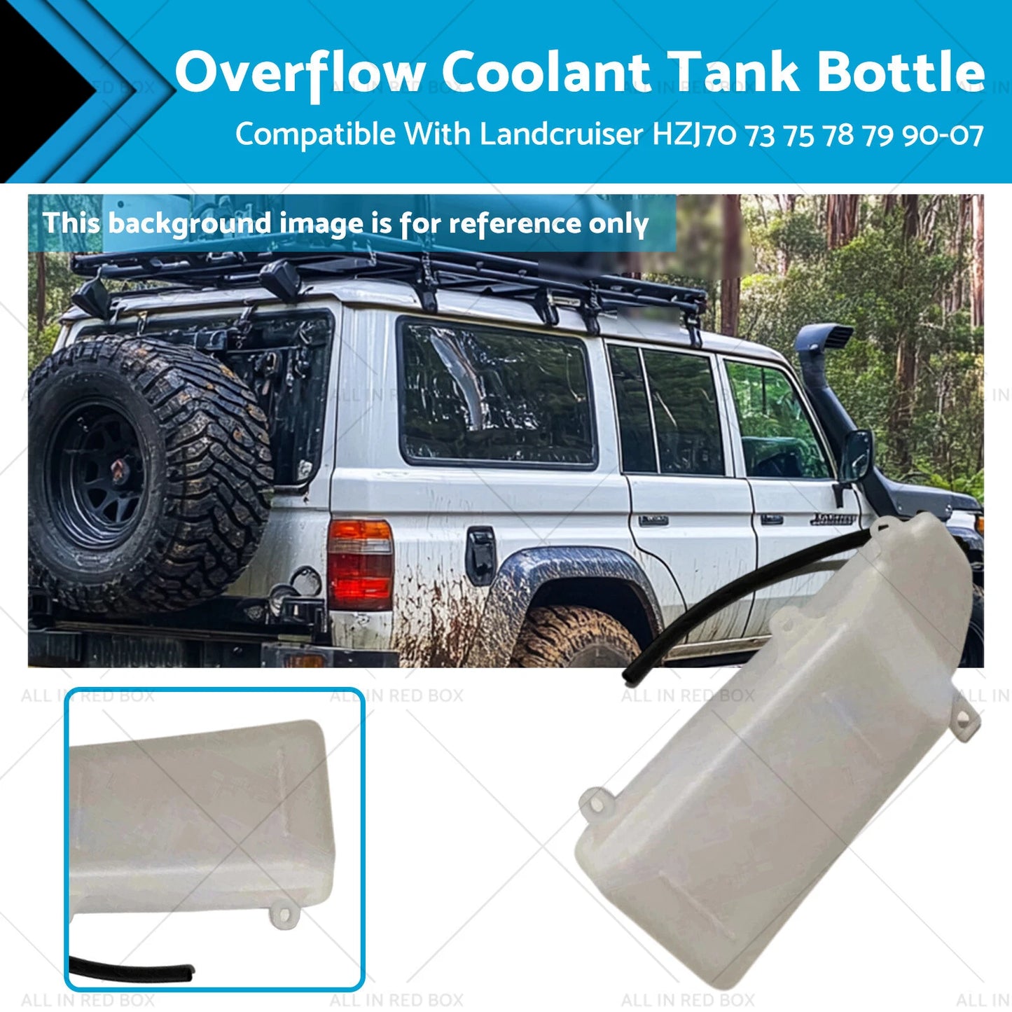 Radiator Overflow Coolant Tank for Landcruiser HZJ70 (1990-2007)