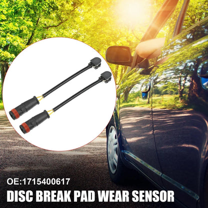2 x Front Rear Disc Brake Pad Wear Sensors for Mercedes-Benz SL500 (2003-2006)