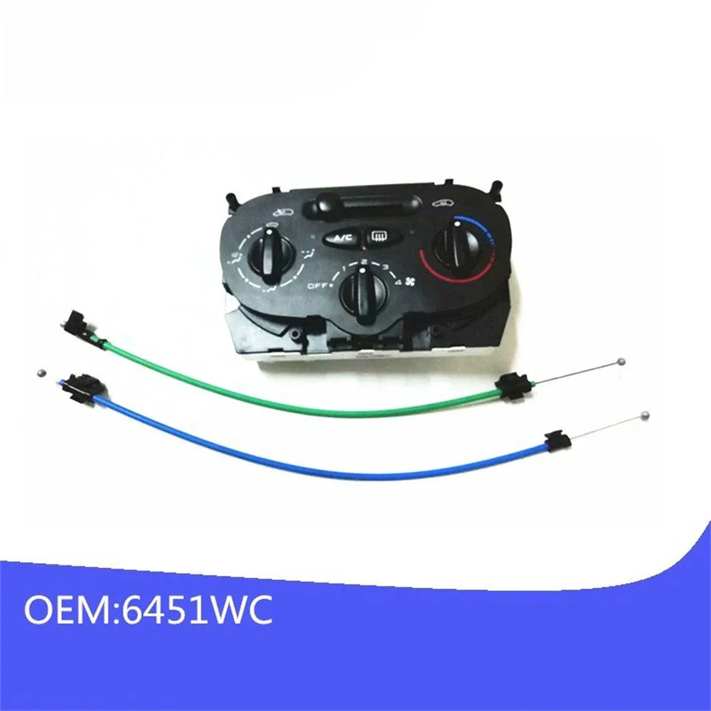 A/C Climate Control Panel for Peugeot 206 207 Citroen C2 (2000-2010)