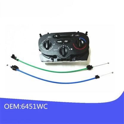 A/C Climate Control Panel for Peugeot 206 207 Citroen C2 (2000-2010)