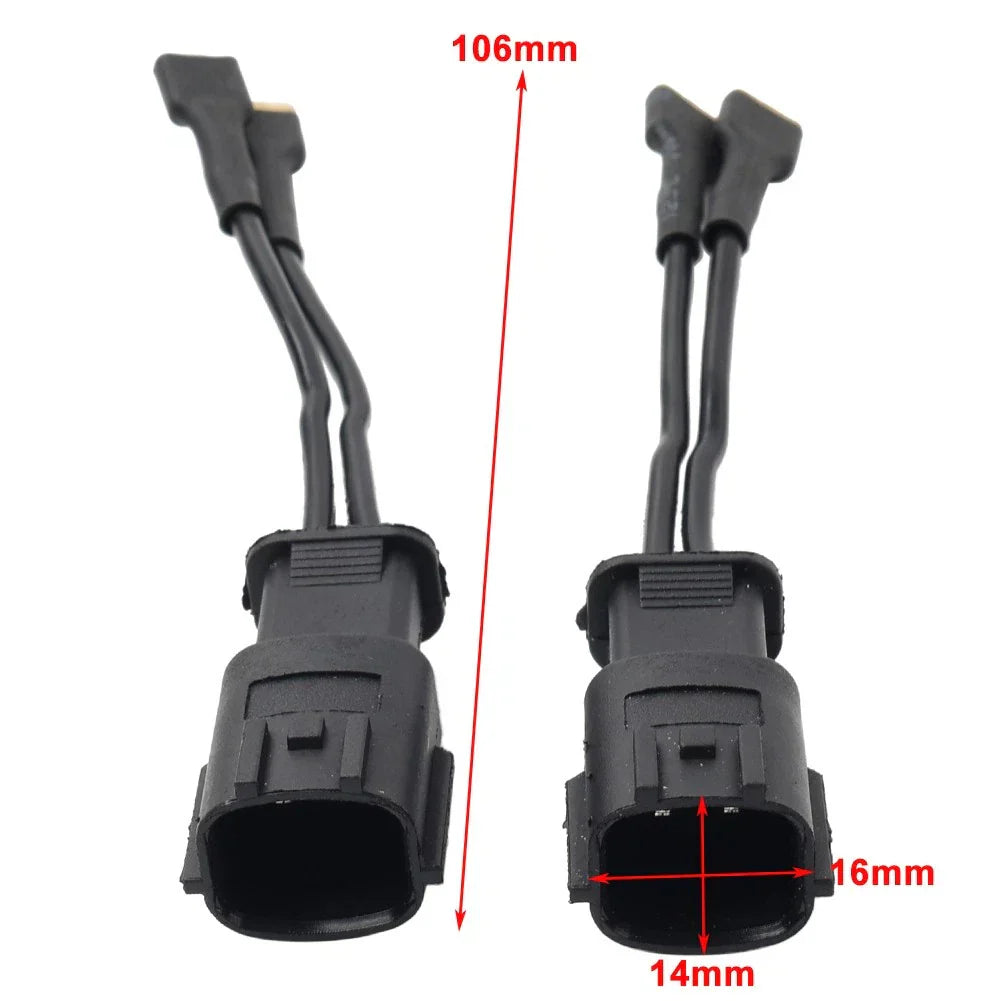 Plastic Car Horn Speaker Adapter Wiring Harness for Hyundai Pony (1982-1987)