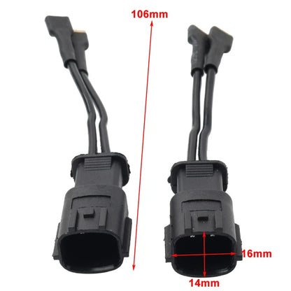 Plastic Car Horn Speaker Adapter Wiring Harness for Hyundai Pony (1982-1987)