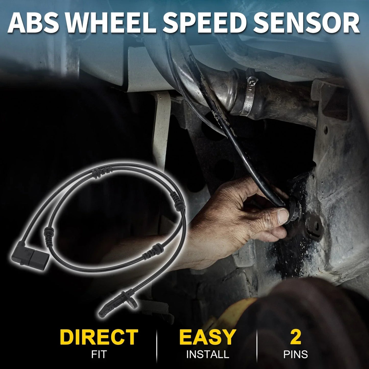 Front Left ABS Wheel Speed Sensor for Mercedes-Benz S450 S550 (2018-2023)