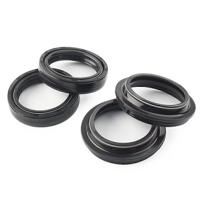 4 x Black 43X54 Motorcycle Front Fork Damper Shock Absorber Seal for Bike
