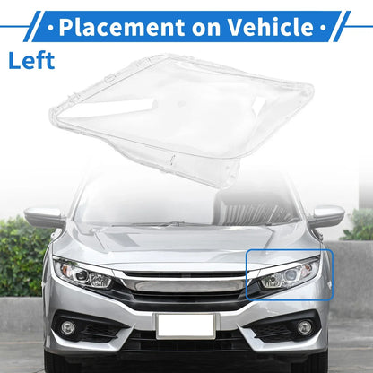 Car Front Left Headlight Lens Cover for Lexus LX570 (2007-2012)