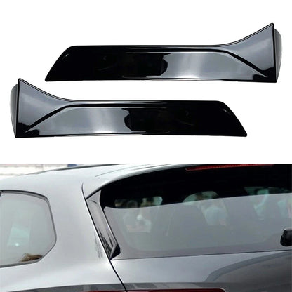 Glossy Black Rear Window Spoiler Side Wing Cover for SEAT Leon (2013-2019)