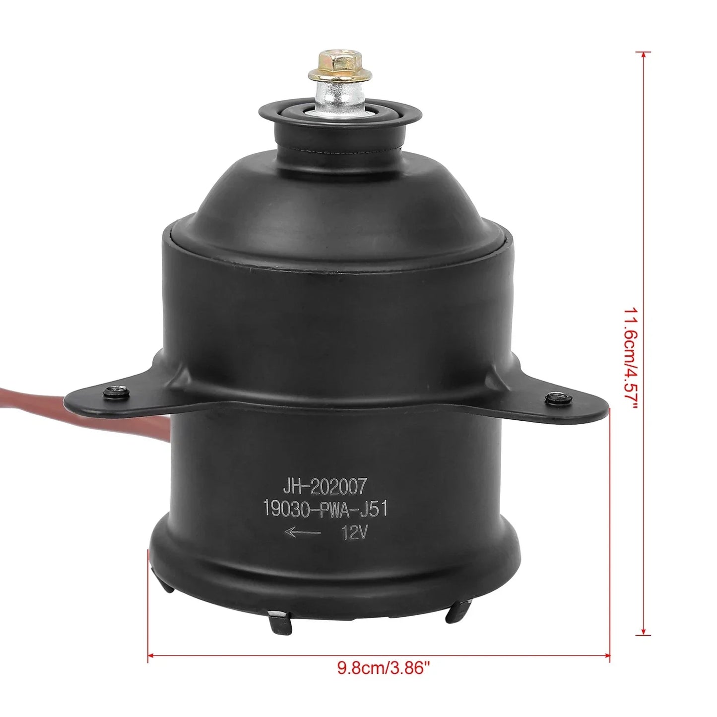 Replacement Radiator Cooling Fan Motor for Honda Fit II (2002-2008)