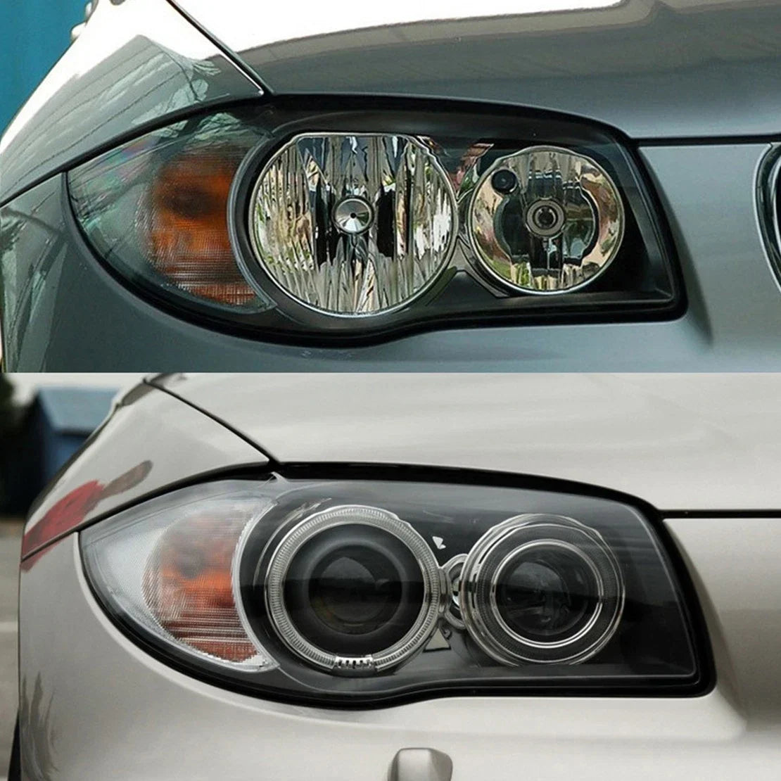 Right Headlight Diffuser Lens Cover for BMW 1 Series E81 E87 E88 (2003-2011)