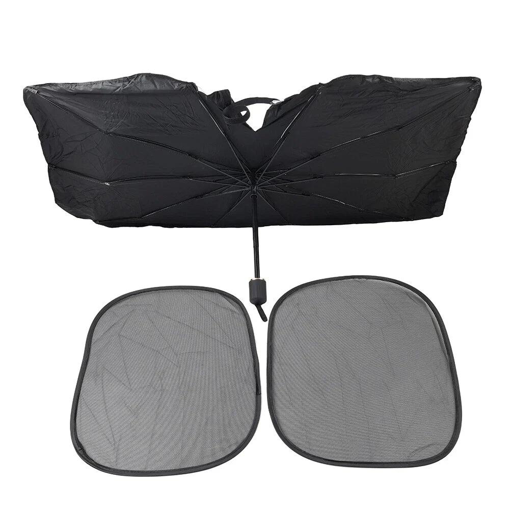 3 x Windshield Sun Shade Umbrella Front Window Cover Small Sizes