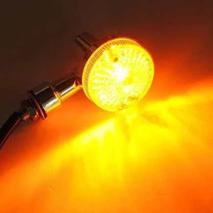 Amber Motorcycle Turn Signal Blinker Light Bulbs for Classic Bikes (12V)