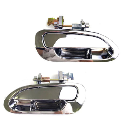 Exterior Outer Door Handle Chrome RL+RR Fits Honda Accord CG 4D SED 1998-02 D06