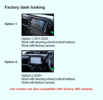 6+128GB Wireless CarPlay/Android Auto Radio for Toyota Hilux N80 (2015-2025)