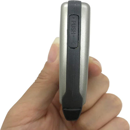 Smart Ignition Key Housing 2 Buttons Silver for Toyota Prius, Avalon, Camry, Venza (2009-2023)