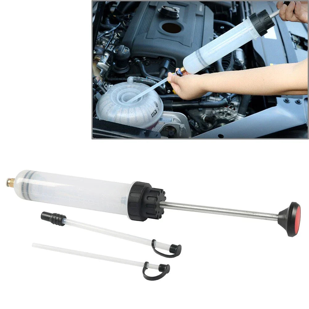 Fluid Extractor Syringe Pump Manual Suction for Fuel Transfer