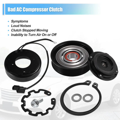 AC Compressor Clutch Set for Honda Accord 2013-2017 2.4L