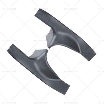 Carbon Fiber Rear Door Sill Protectors for Tesla Model 3 (2023)