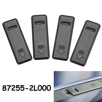 4 x Roof Water Rail Rack Moulding Clip Covers for Hyundai i30 (2006-2012)