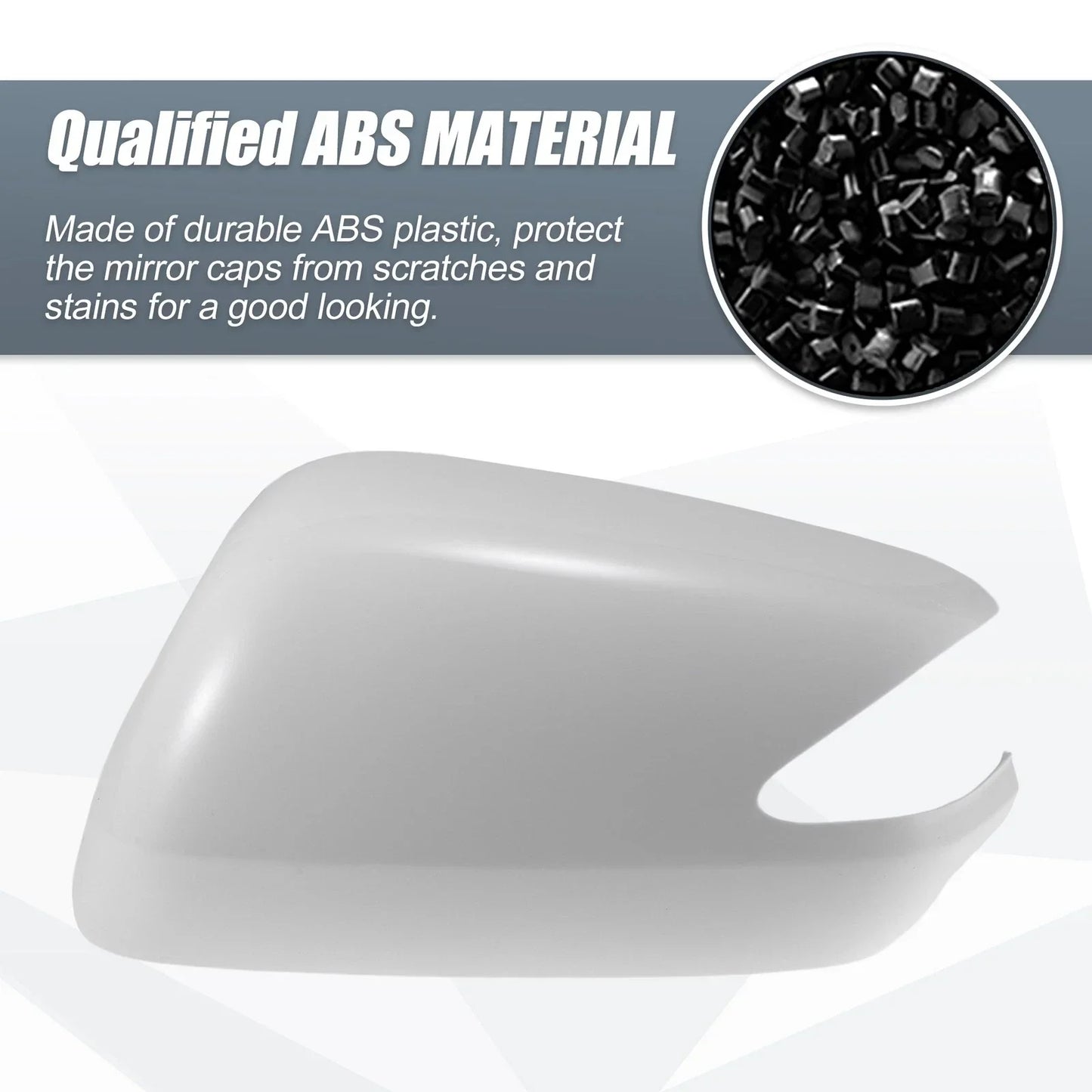 Left Side Car Mirror Cover Cap for Honda Fit (2009-2013)