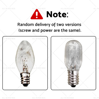 8 x 7W/10W E12/E14 Clear Night Light Bulbs for Home (240V)