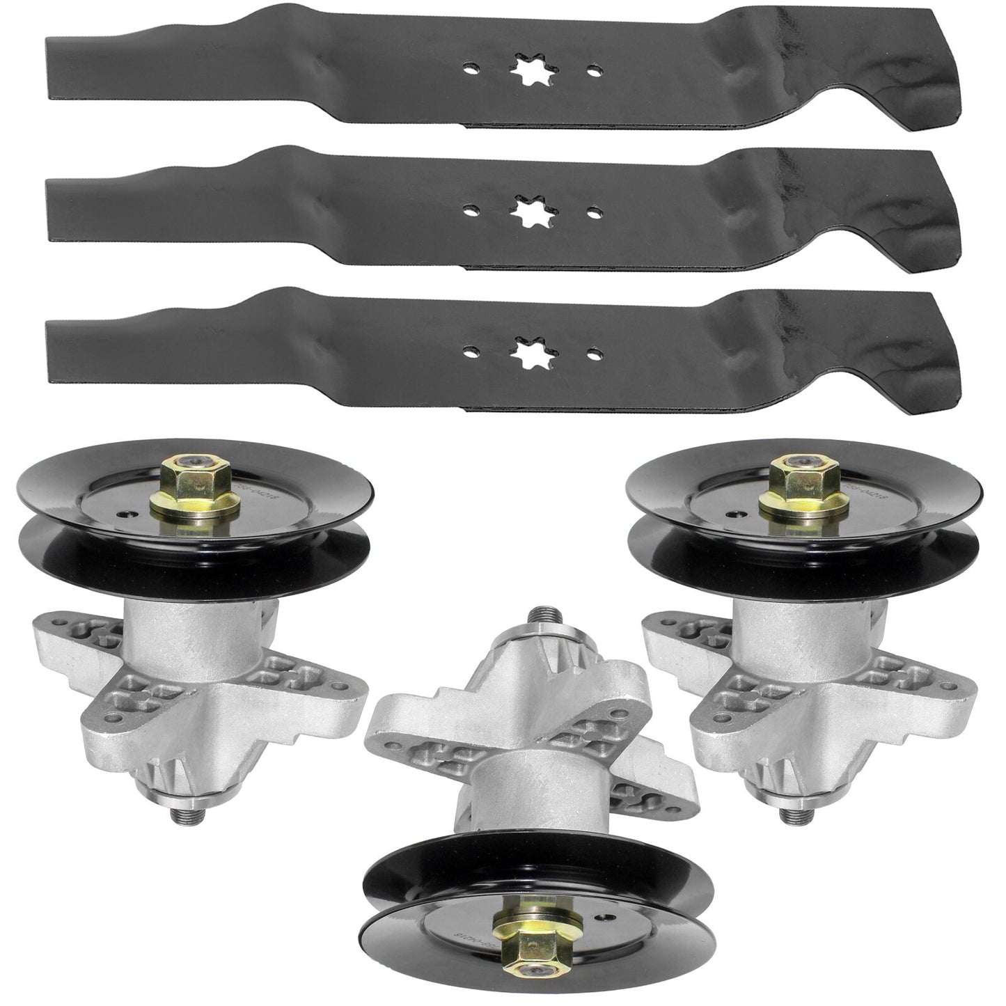 54 In Deck Spindles Blades Rebuild Kit for Cub Cadet SLT1554 SLTX1054 (1999–2002)