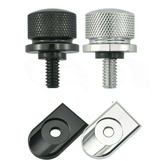 Aluminium Rear Fender Seat Screw Bolt Nut Cover Kit for Harley (1997-2023)