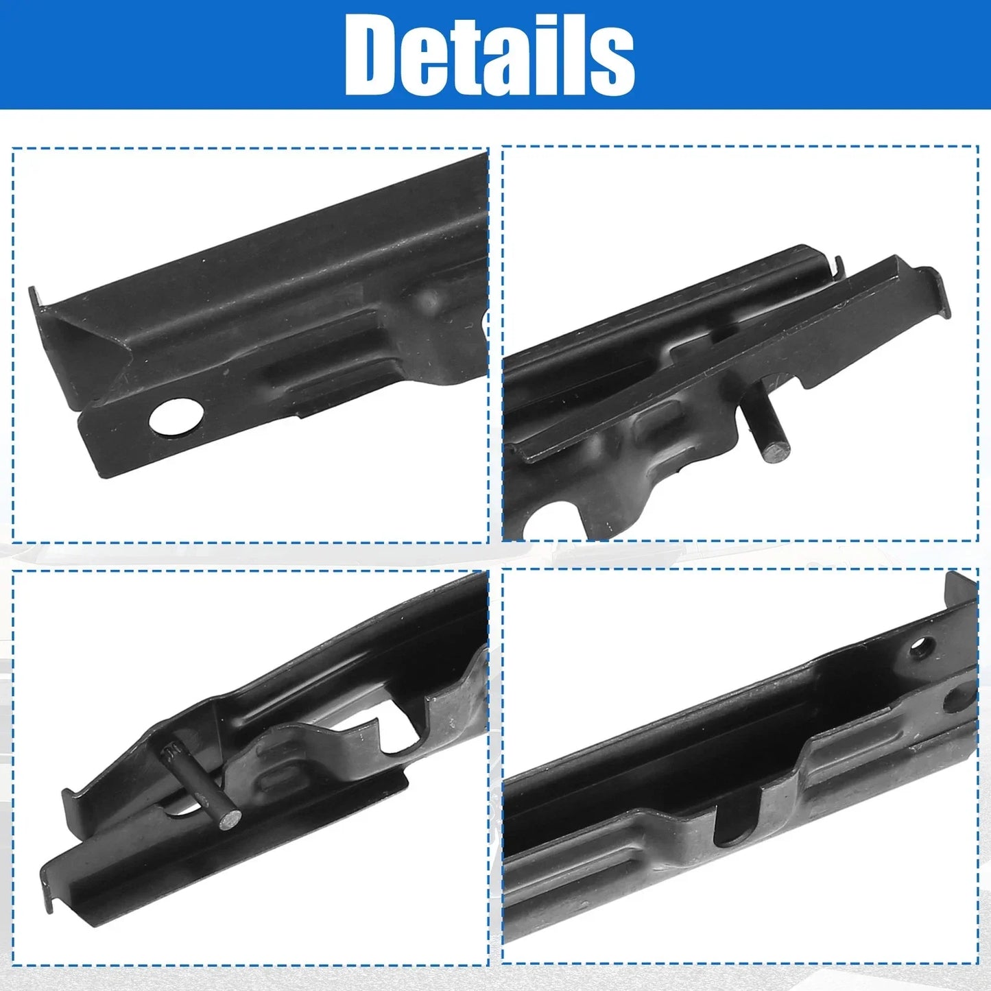 Front Left Right Upper Bumper Cover Support Bracket for Mercedes-Benz