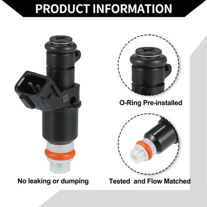Fuel Injector 1.8L for Honda Civic (2006-2011) - 4 x Black Injectors