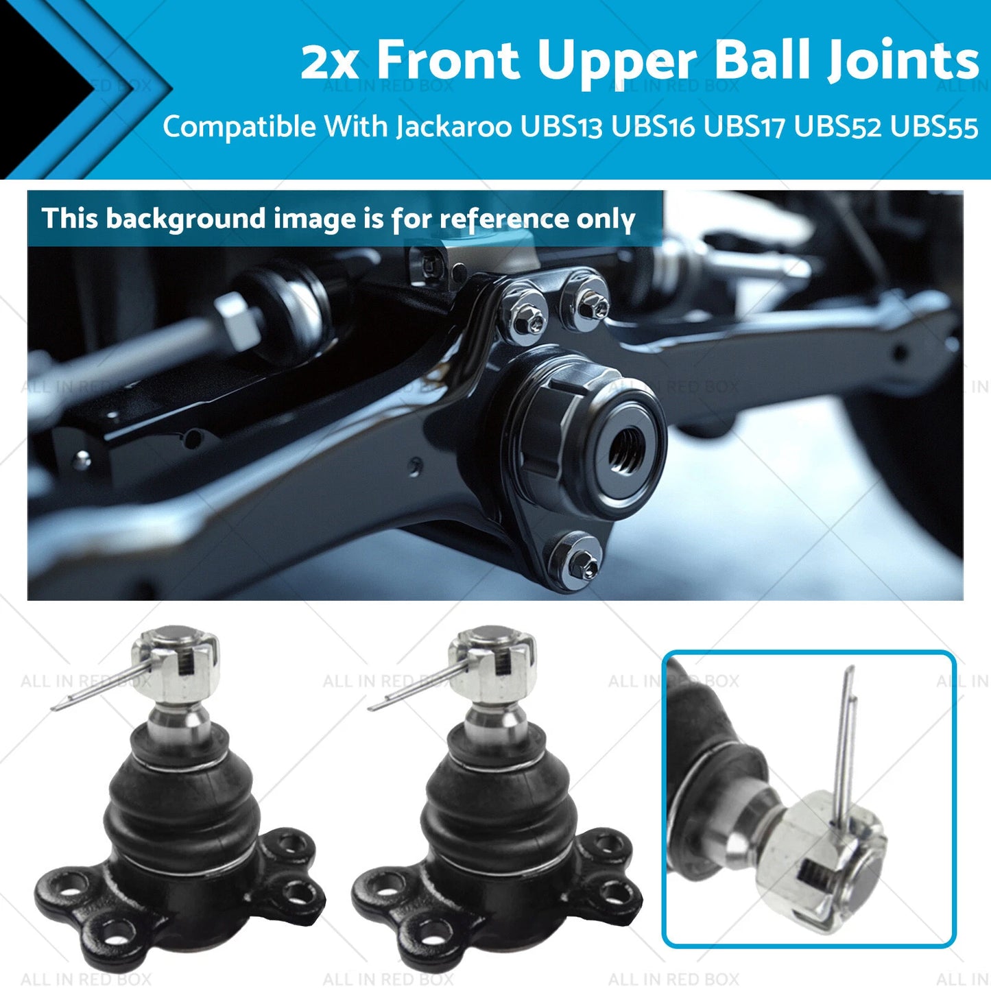 Front Upper Ball Joints for Isuzu Jackaroo UBS13 UBS16 UBS17 UBS52 UBS55