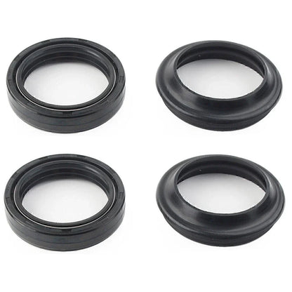 4 x Black Oil Seals Dust Seals for Front Fork Damper Shock Absorber (50-63)
